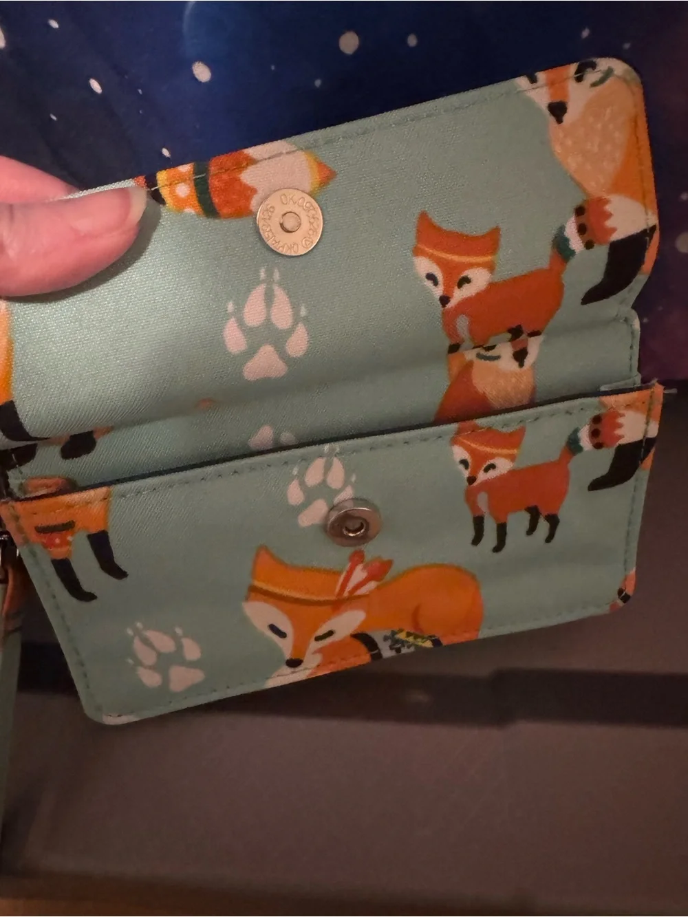 NGIL Fox Diaper backpack & matching wallet